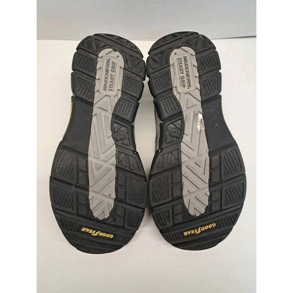 Skechers Respected Fallston Charcoal Men's Slip-On Shoes - Size 9.5 - Picture 6 of 10